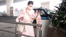 Gauahar Khan snapped at airport after her wedding; Watch Video |FilmiBeat