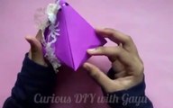 How to make Pyramid Gift Box- DIY Gift Box- DIY Curious DIY with Gayu