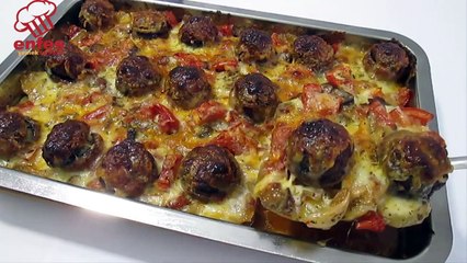 BU LEZZETİ KAÇIRMAYINİDDİA EDİYORUM ÇOK SEVECEKSİNİZ❗TAM BİR  MİSAFİR YEMEĞİFIRINDA KÖFTE MANTAR