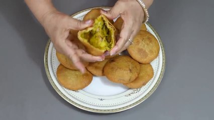 Atta Kachori Recipe - Atta Khasta Kachori - Nisha Madhulika - Rajasthani Recipe - Best Recipe House