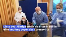 101-Jährige bekommt erste Corona-Impfung in Berlin
