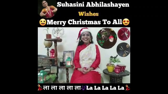 Merry Christmas : Jingle Bells : Christmas Carol With Bharatanatyam : Celebrate Life With Festivity