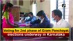 Voting for 2nd phase of Gram Panchayat elections underway in Karnataka