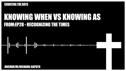 Knowing When VS Knowing As