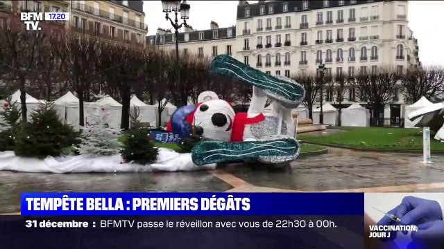Les premiers dégâts de la tempête Bella