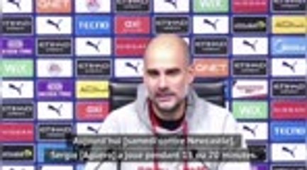 15e j. - Guardiola : "J'ai besoin d'Agüero"