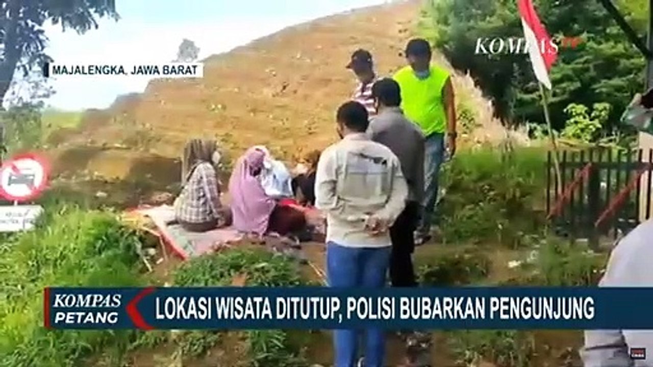 Tempat Wisata Ditutup, Polisi Bubarkan Wisatawan yang Nekat Berkunjung