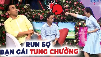 Vừa mở rào THẤY CHÀNG TRAI, cô nàng liền TUNG CHƯỞNG cái rầm bạn trai RUN SỢ chỉ dám NGỒI IM