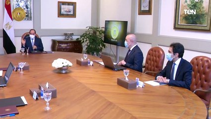 الرئيس يطلع على الموقف التنفيذي للعاصمة الإدارية ويوجه توسيع مشروع حياة كريمة