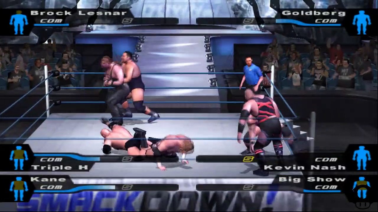 Here Comes the Pain Brock Lesnar vs Goldberg vs Triple H vs Kevin Nash vs Kane vs Big Show