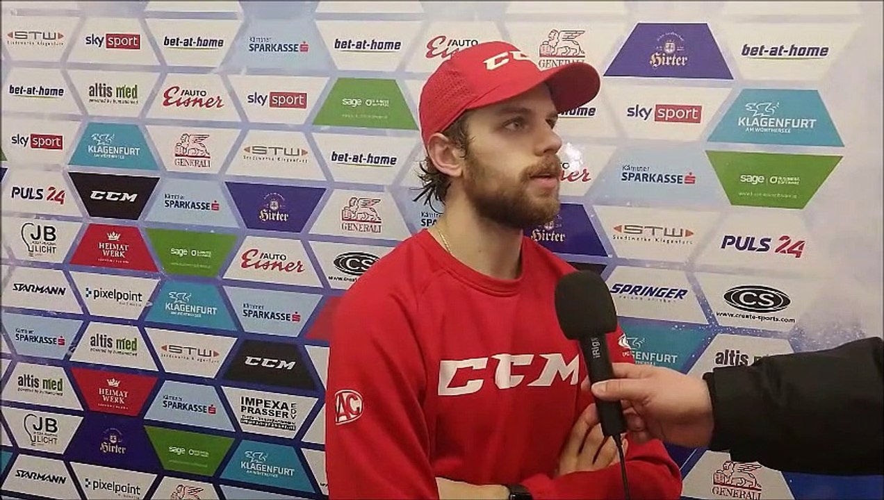 27.12.2020: Daniel Obersteiner vor dem Derby gegen den VSV.