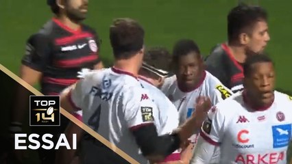 TOP 14 - Essai de Thierry PAIVA (UBB) - Toulouse - Bordeaux-Bègles - J12 - Saison 2020/2021