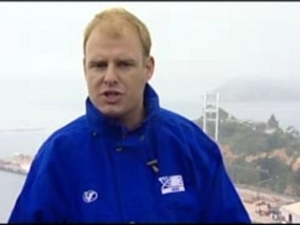 Arrivée de Groupama 3 à Dunedin