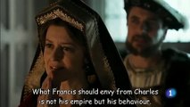 Charles V meets Henry VIII and Katherine of Aragon (Carlos, rey emperador)