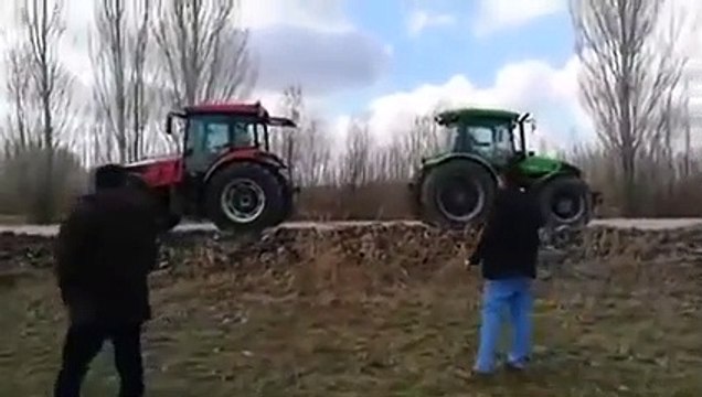 Tümosan 9115 ile Deutz-Fahr 110 Traktör Çekişmesi