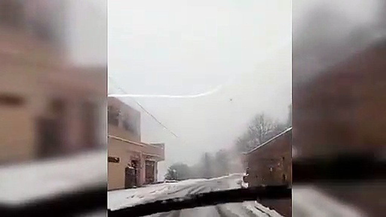La neige en Kabylie iferhounene et ses environs