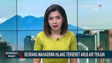 Video herunterladen: Berniat Menolong Teman, Mahasiswa Hilang Tenggelam Terseret Arus Air Terjun