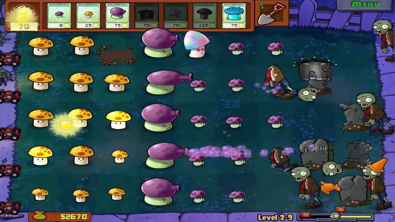 Getting Lily Pad - Adventure - Level 2-9+10 - Plants Vs Zombies