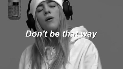 Billie Eilish • Idontwannabeyouanymore ‖ english lyrics_HD