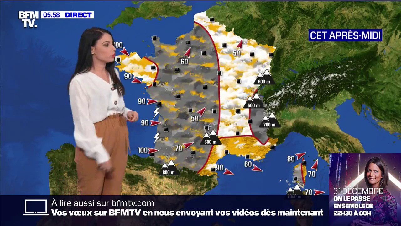 Le temps est très agité à cause de la tempête Bella, 7 départements en vigilance orange ce lundi