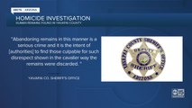 Human body parts found discarded at 2 sites in Arizona