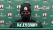 Jaylen Brown Postgame Interview | Celtics vs Pacers