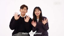 Lovestruck in the City's Ji Chang-wook and Kim Ji-won has a message for their Filipino fans
