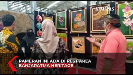 Unik! Seniman Pamerkan Lukisan di Rest Area Bekas Pabrik Gula Brebes