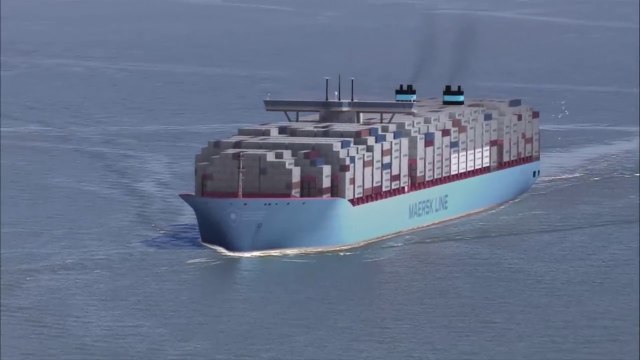 Maersk Line - Triple-E: Smarter design, with room for 18,000 containers