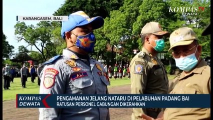 Pengamanan Pelabuhan Padang Bai Jelang Nataru