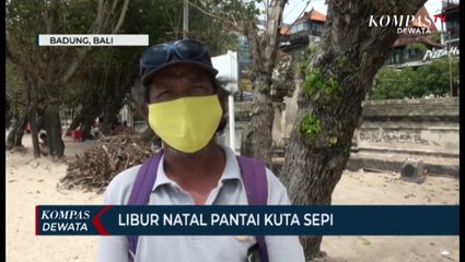 LiburNatal, Pantai Kuta Masih Sepi