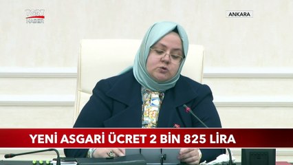 2021 Yılı Yeni Asgari Ücret Net 2 Bin 825 Lira