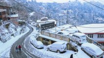 Shimla season's first snowfall, several roads blocked