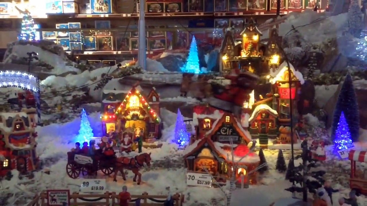 Brigg garden centre Christmas model display video Dailymotion