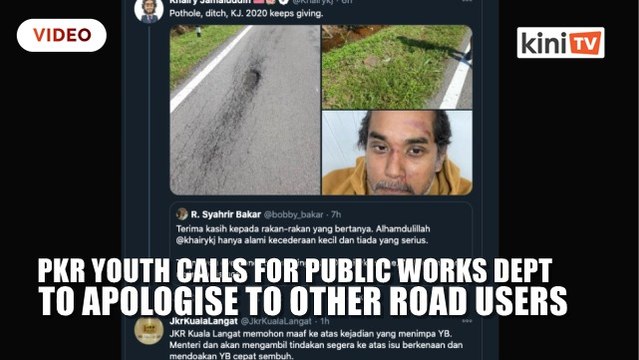 Public Works Dept should be fair, apologise to other road users, says PKR Youth