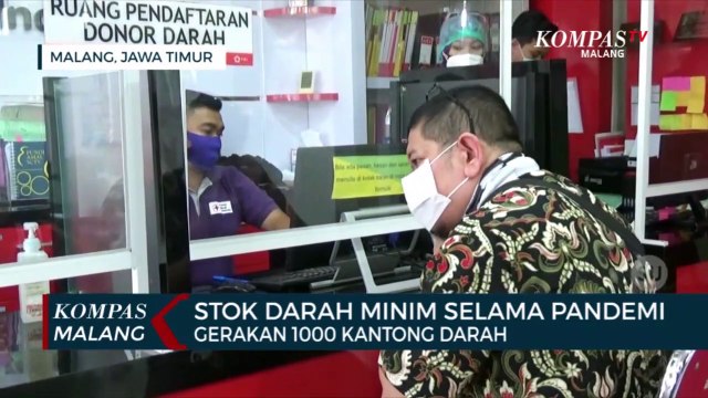 Stok Darah Minim Selama Pandemi, Gerakan 1000 Kantong Darah Dilakukan
