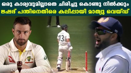 Mathew wade trolls Rishabh pant's smile | Oneindia Malayalam