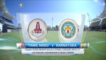 Syed Mushtaq Ali Zonal League, 2016-17 Tamil Nadu vs Karnataka – Highlights