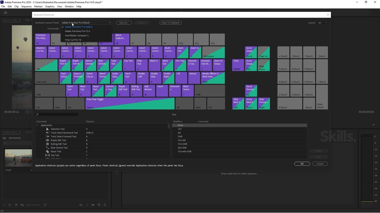 Shortcut Layouts in Premiere Pro CC 2020 | Class 05 | Urdu/Hindi