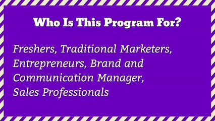 Digital Marketing Expert Certificate Program in Kolkata