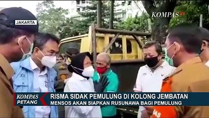 Sidak di Kolong Jembatan, Mensos Risma Akan Siapkan Rusunawa untuk Pemulung