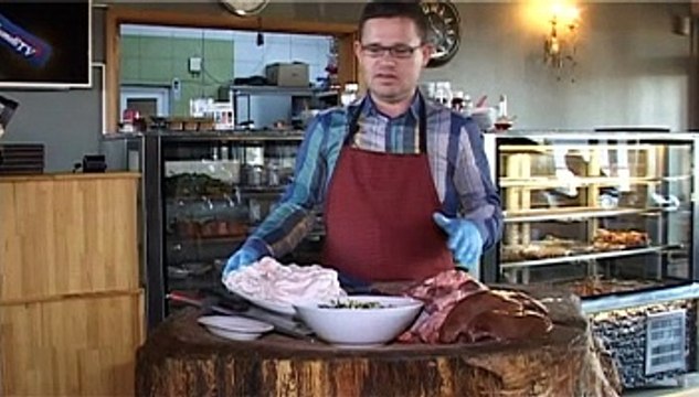 Keşan'ın Balkan lezzeti ciğer sarma