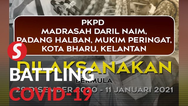 Enhanced MCO to be imposed in two areas in Kelantan