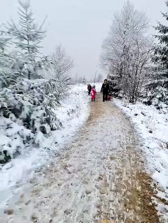 Un cycliste donne un coup de genou à une fillette