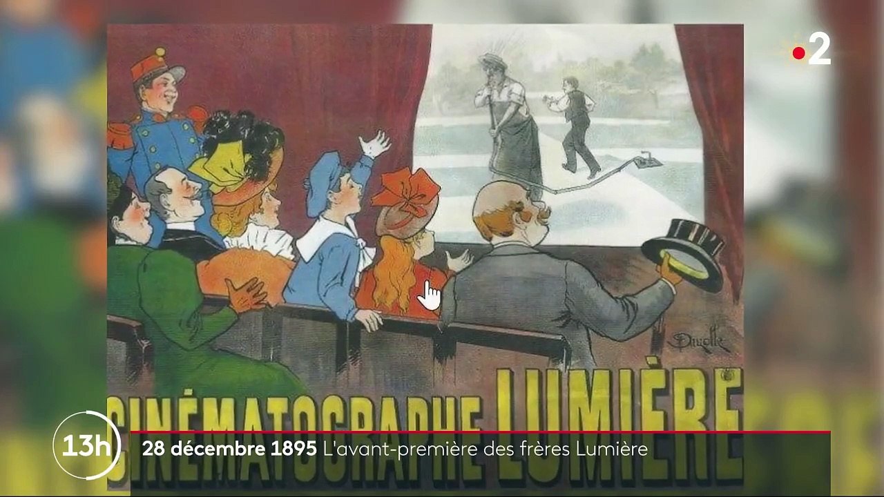 Cinéma : il y a 125 ans, la première projection publique organisée par les frères Lumière à Paris