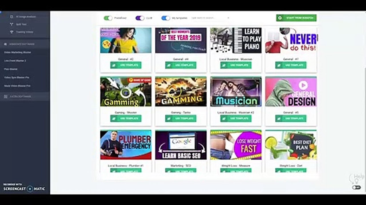 Thumbnail Blaster Software Demo