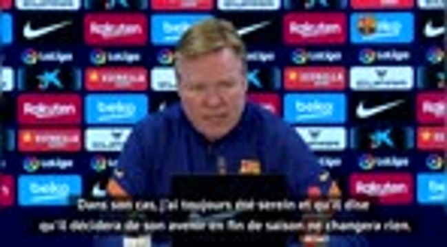Barça - Koeman reste serein après l'interview donnée par Messi