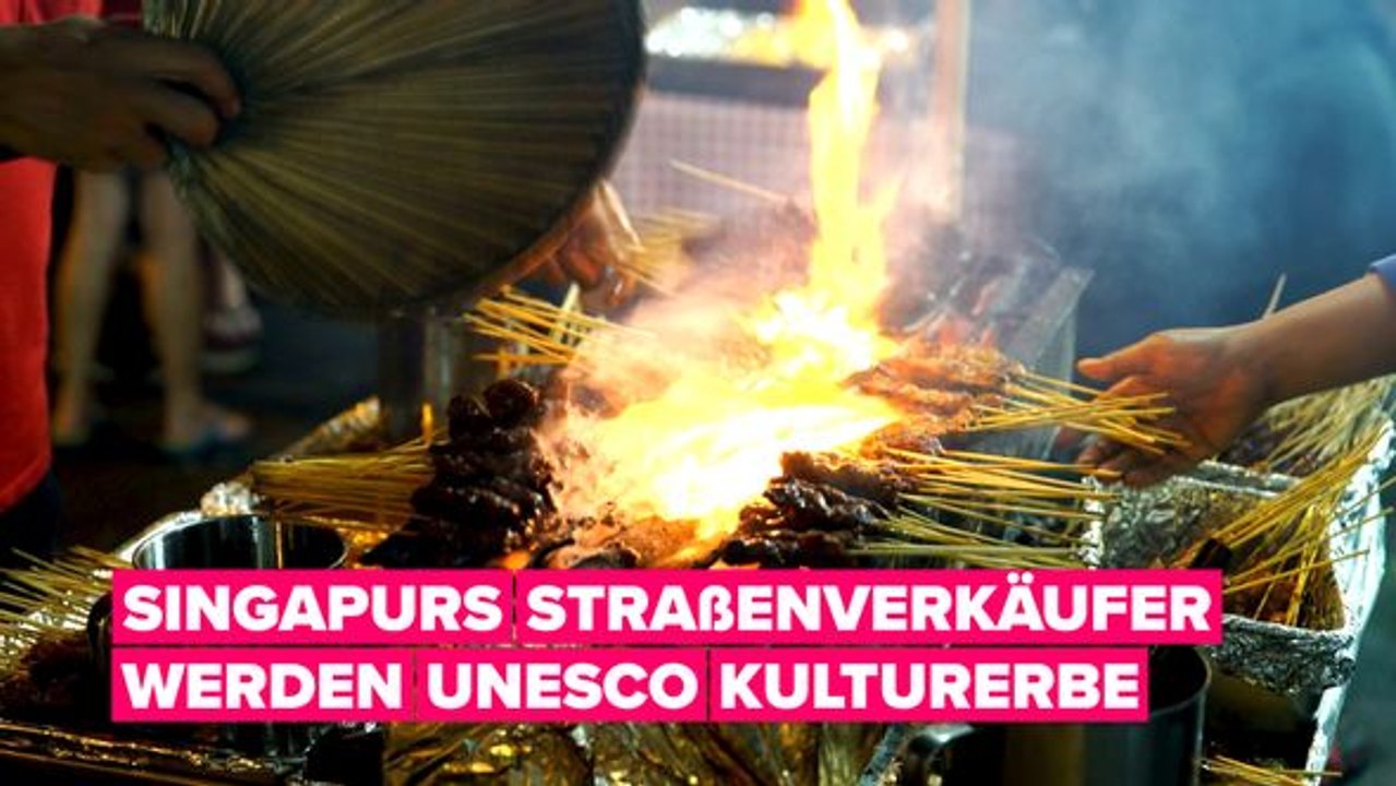 Singapurs straßenverkäufer kommen in die unesco-liste des kulturerbes