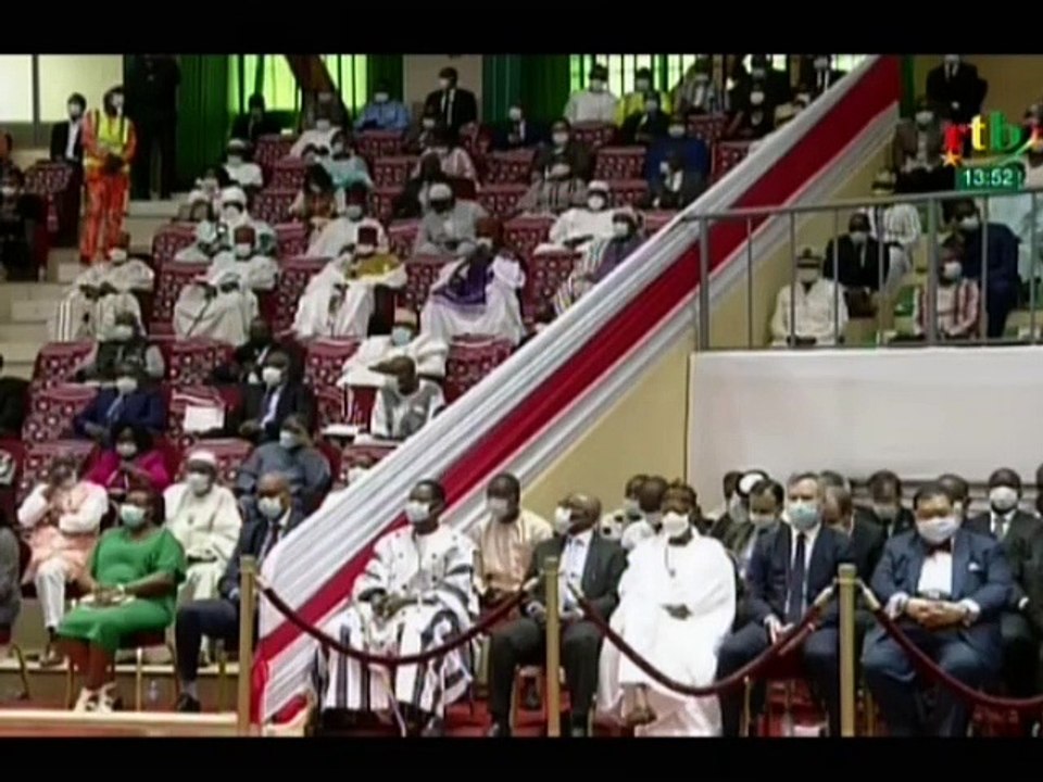 RTB /  Extrait du discours officiel du président Roch Marc Christian Kaboré investi pour son 2e mandat