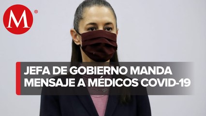 Estaremos eternamente agradecidos con médicos que viajaron a CdMx por covid: Sheinbaum